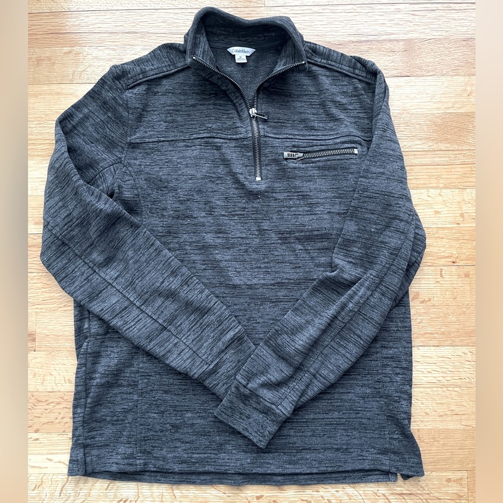 Men’s Calvin Klein Long-sleeved 1/4-zip Shirt